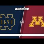 Minnesota at Notre Dame | Big Ten Men's Hockey | Highlights | Jan. 28, 2022