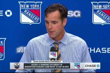 David Quinn: Brett Howden Has No Nonsense To His Game | New York Rangers | MSG Networks