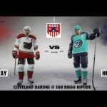 NAHA 2022-23 Season - Cleveland Barons @ San Diego Riptide (Riptide's Home Opener)