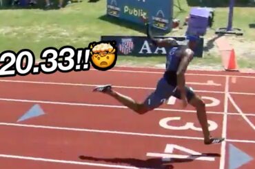 16-Year-Old Drops 20.33 200m National Record!