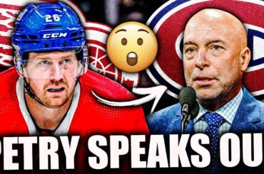 Jeff Petry THANKS Kent Hughes (Montreal Canadiens, Detroit Red Wings Post-Trade News & Rumours 2023)