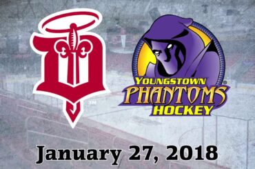 Fighting Saints 5 - Youngstown 6 (F/OT) - January 27, 2018