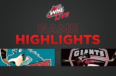 WHL Highlights: Rockets (2) at Giants (3) - March 24, 2023