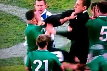 Sonny Bill Williams VS Cian Healy (RUGBY SCUFFLE)