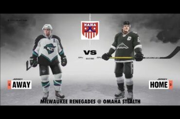 NAHA 2022-23 Season - Milwaukee Renegades @ Omaha Stealth (Stealth's Home Opener)
