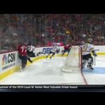 Oshie hammers McQuaid with huge hit