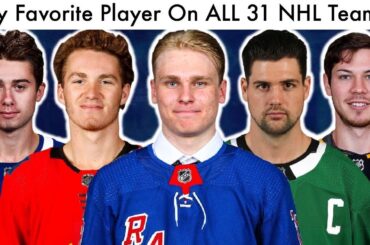 My Favorite Player On All 31 NHL Teams! (Hockey Players Rankings & Rangers/Canucks/Penguins Talk)