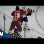 Matthew Tkachuk And John Klingberg Go After Each Other Just 43 Seconds Into Game 2