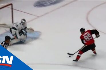 Ben Harpur Scores First NHL Goal Then Mikkel Bodker Adds Another Just 49 Seconds Later