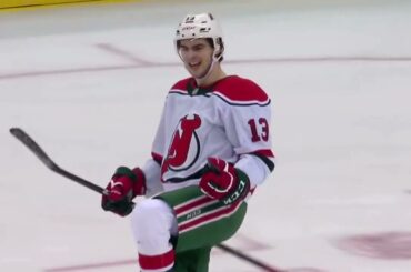 NICO HISCHIER vs MAT BARZAL 1v1 13vs13… Epic #NJDevils Moment!