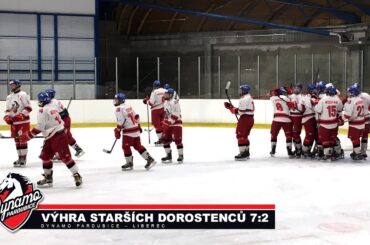 Výhra 7:2 starších dorostenců a její oslavy nad Libercem