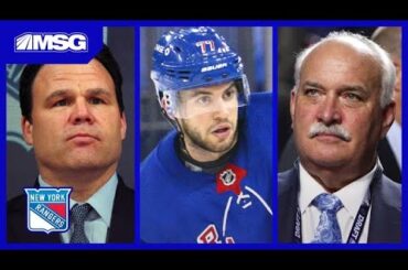 Rangers Brass Addresses Tony DeAngelo Situation | Davidson & Gorton Press Conference