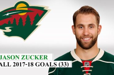 Jason Zucker (#16) All 33 Goals of the 2017-18 NHL Season