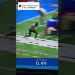 one of the fastest 40 yard times you’ll ever see NFL combine