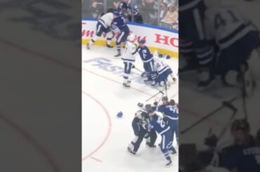 Toronto Maple Leafs vs Tampa Bay Lightning Line Brawl💥 (Morgan Rielly/Jan Rutta/Corey Perry & More)