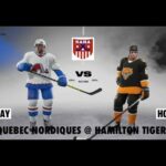 NAHA 2022-23 Season - Quebec Nordiques @ Hamilton Tigers (Tigers' Home Opener)