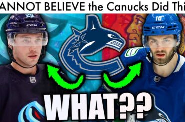 The Canucks Chose WHO Over Vince Dunn?!? (NHL Trade Rumors & Kraken/Vancouver Draft News Today 2023)