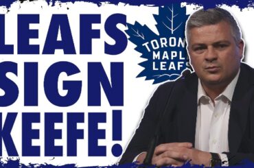 Maple Leafs re-sign Sheldon Keefe!