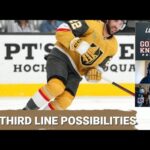 VGK 3rd line possibilities, update on TV deal, Where's the Cup