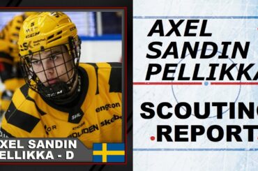 AXEL SANDIN PELLIKKA Highlights 2023 NHL Draft Prospect