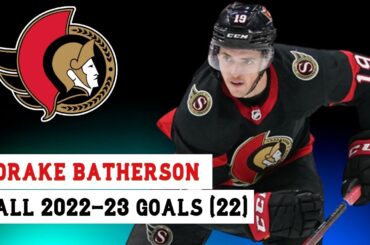 Drake Batherson (#19) All 22 Goals of the 2022-23 NHL Season