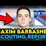 How Good Is New York Rangers PROSPECT Maxim Barbashev EXTREMELY Physical | Scouting Report