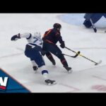 Connor McDavid Blows By Victor Hedman And Makes Nice Move To Finish In Tight