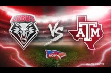 New Mexico Lobos vs Texas A&M Aggies  | Game Highlights| Week 1| 2023 College Football #ncaaf