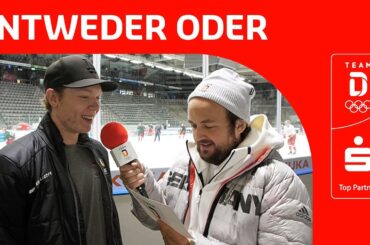 "Faust oder Puck ins Gesicht?" Entweder-Oder mit Jonas Müller | Team Deutschland | PyeongChang 2018