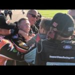 Alternate angle: Cole Custer, Tyler Reddick fight after NASCAR race at Kansas Speedway