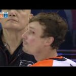 Dryden Hunt Boarding Major/Game Misconduct - PHI - NYR - 12/1/21