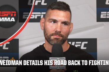 Chris Weidman is grateful to be able to return at #UFC292 | ESPN MMA