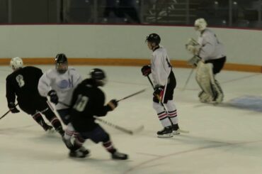 Giancarlo Chanton of Switzerland at his first OHL training camp with the Niagara IceDogs