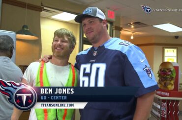 Random Acts of Kickoff: Ben Jones Buys Lunch at Wendy's