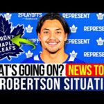 🚨💥 LEAFS NEWS! Young Nick Robertson's Updates! NHL NEWS! TORONTO MAPLE LEAFS NEWS