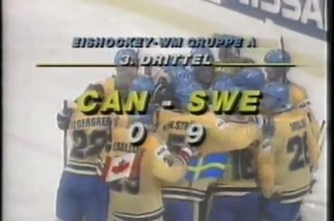 VM 1987 - Sverige vs Kanada 9 - 0