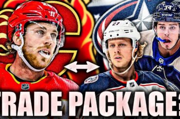 BLUE JACKETS TRADE PACKAGE FOR ELIAS LINDHOLM? Calgary Flames, Columbus Rumours (Sillinger, Boqvist)