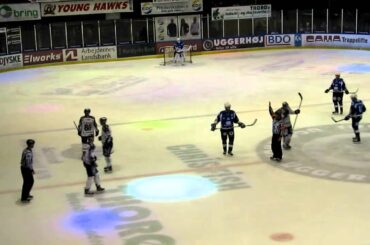 Kristoffer Jonsson scores, assist by Stanislav Jasecko - Frederikshavn White Hawks