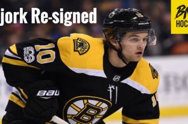 Boston Bruins Sign Anders Bjork to Three Year Contract Extension