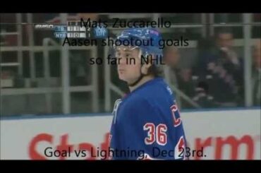 Mats Zuccarello Aasen Shootout goals NHL 10/11