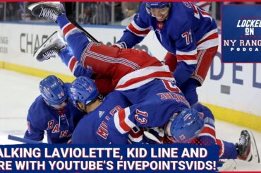 Talking Laviolette, Kane, Kid Line, playoff memories and more with sports YouTuber FivePointsVids!!