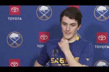 Peyton Krebs Postgame Interview vs Nashville Predators (4/1/2022)