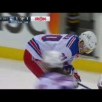 Chris Kreider Leaves Game After Taking Puck To Throat