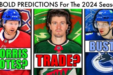 10 BOLD PREDICTIONS For The 2023-24 NHL Season... (Hockey Rankings & Habs/Jets/Canucks Trade Rumors)