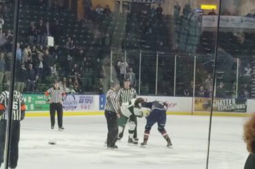 Hockey Fight! Everett Silvertips vs Tri-City Americans