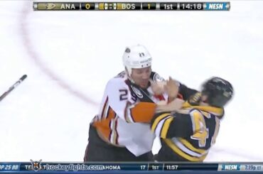 Chris Stewart vs Torey Krug Jan 26, 2016