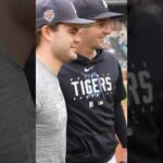 Alex DeBrincat throws the first pitch at the Detroit Tigers game