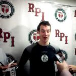 Union Hockey Goalie Troy Grosenick After 5-1 Win at RPI 11/15/11