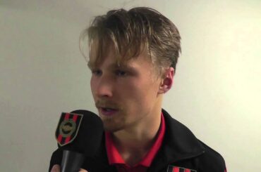 Jacob Une-Larsson efter segern över IK Brage