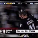 Evgeni Malkin awesome pass to Jordan Staal vs Leafs (2007)